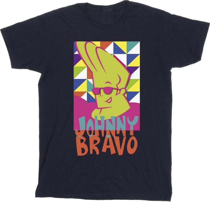 Image du produit Johnny Bravo - T-shirt MULTI TRIANGLES POP ART - Homme (L)