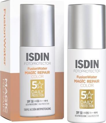 Image du produit Isdin Eau de fusion couleur Age Repair (Crème solaire visage, SPF 50, 50 ml, 52 g)