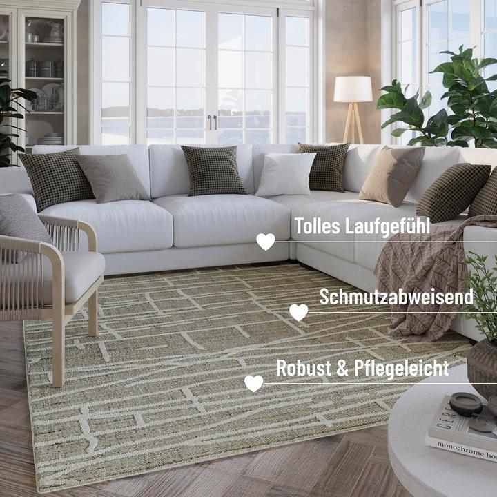 Immagine prodotto Wecon Home Kurzflorteppich Hamptons TWENTYFIVE (80 x 300 cm)