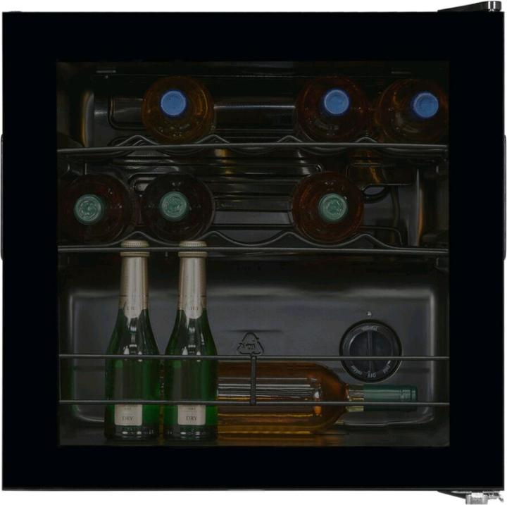Image du produit Exquisit WS1-12-GTE-030G noir, Cave à vin (sur pied)
