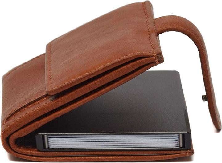 Actual product image The Chesterfield Brand Leipzig credit card holder RFID protection leather 7.5 cm