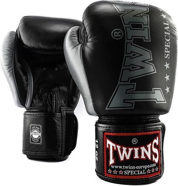 Twins Guanti da boxe / BGVL-8 / nero-grigio / 12 oz (12 OZ)