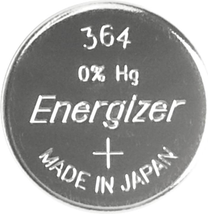 Produktbild Energizer Silberoxid Knopfzelle, SR60/364/363, 1,55 V/20 mAh (1 Stk., SR60, 20 mAh)