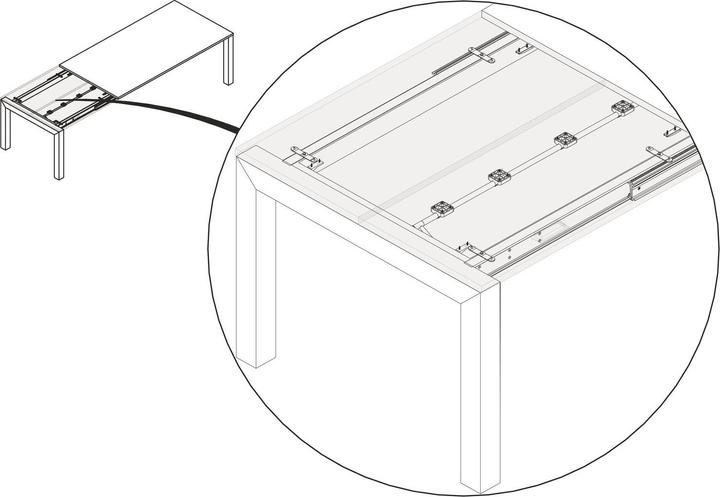 Produktbild Pöttker Höhenausgleich Alu 77 Frontslide Kunststoff grau