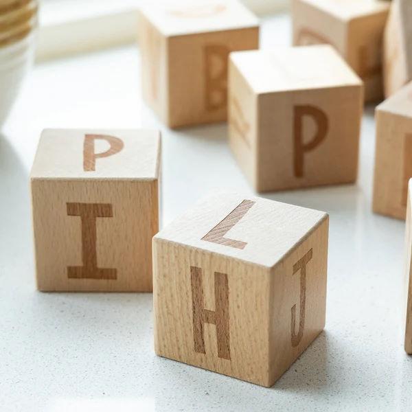 Actual product image Sebra Letter blocks