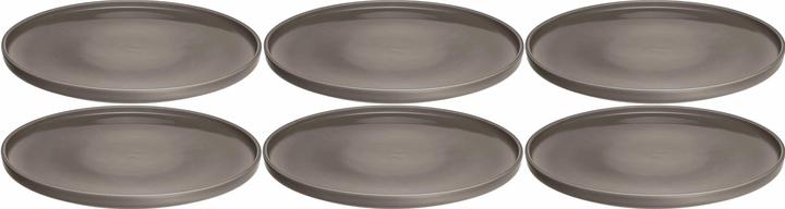 Leonardo Piatto Roma 6 pezzi, Taupe (6 x, 27 cm)