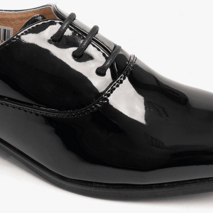 Image du produit Universal Textiles Chaussures Oxford pour garçons Chaussures à lacets Cuir brillant (30)