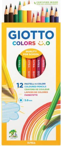 Immagine prodotto Giotto Confezione 12 Pastelli Colors Smile (Multicolore, 12 x)