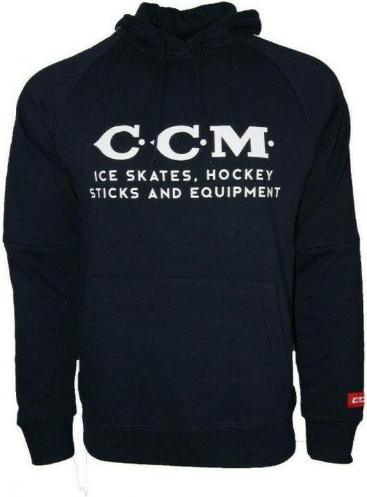 CCM Heritage Logo SR Hoodie (Dunkelblau, S) (S)