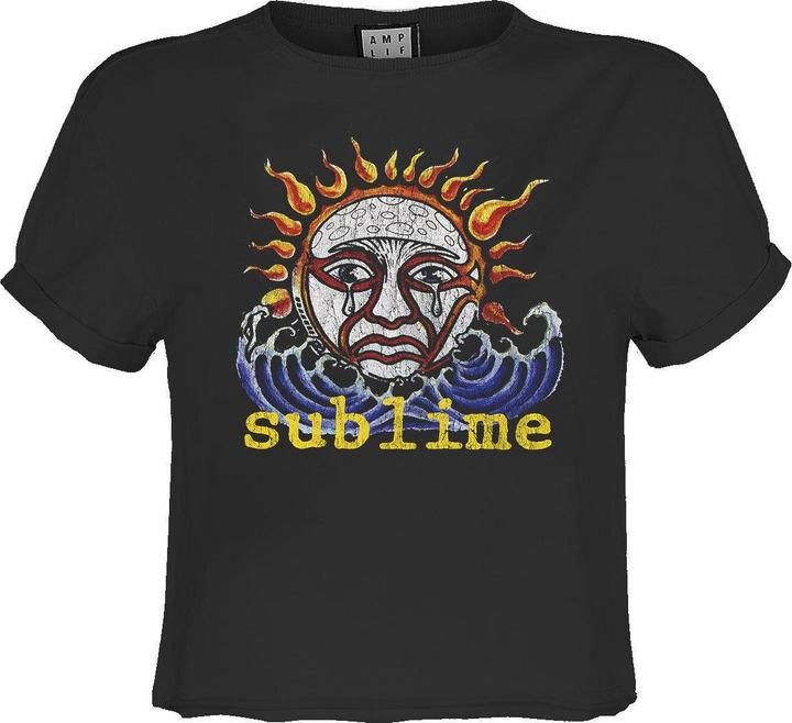 Amplified Ska Sun Logo Kurzes Top