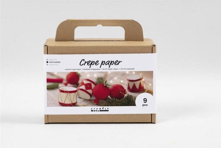 Image du produit Creativ Company Kit de bricolage boules de Noël en papier crépon