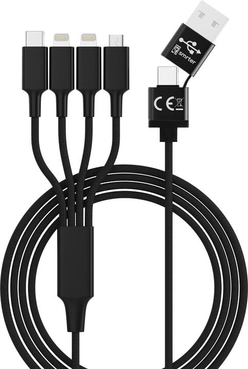 Immagine prodotto Smrter Hydra Elite L BK 6 in1 (1.20 m, USB 3.2 Gen 1)