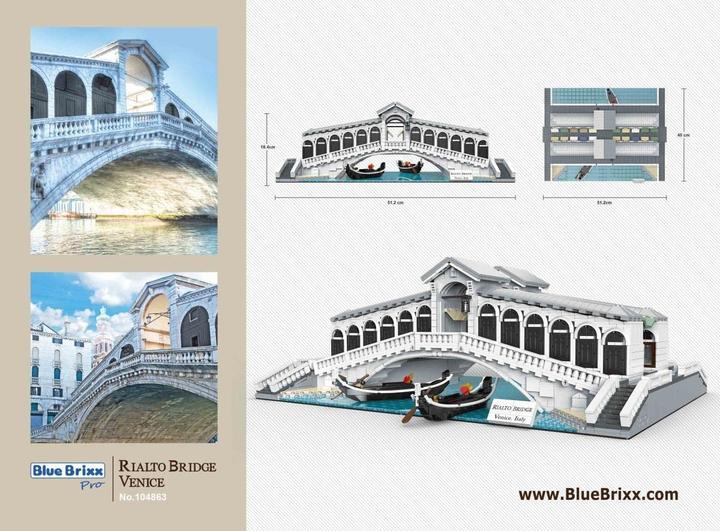 Image du produit Blue Brixx Pont du Rialto, Venise