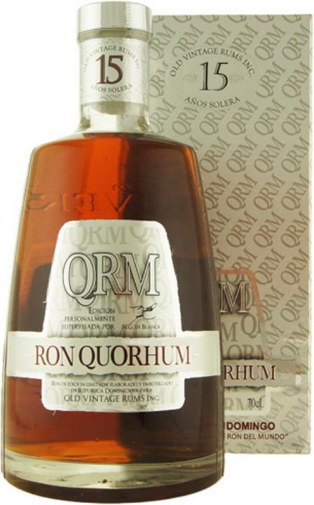 Actual product image Ron Quorhum Ron 15 Años Solera Rum (1 x 70 cl)