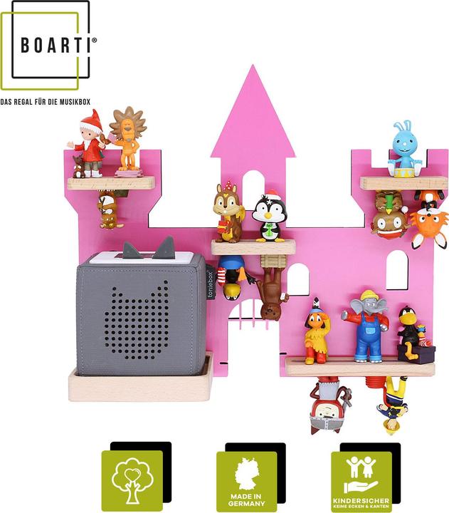 Image du produit VCM Étagère Château Enfants Toniebox Tonies