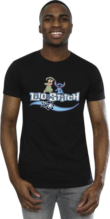 Actual product image Disney Mens Lilo And Stitch Characters T-Shirt (5XL)