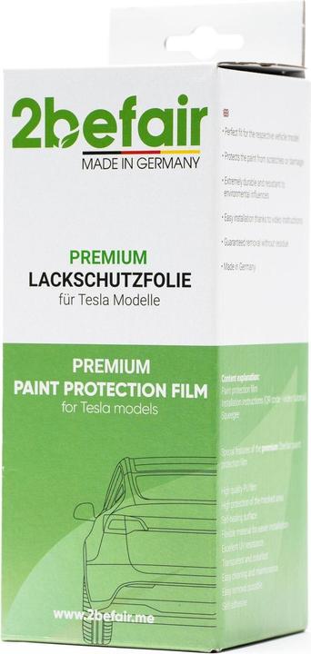 Produktbild 2befair Lackschutzfolie für Ladekante des Tesla Model 3