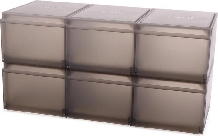 Actual product image Joseph Joseph Set of 6-piece shoe boxes. ShoeCasePremium