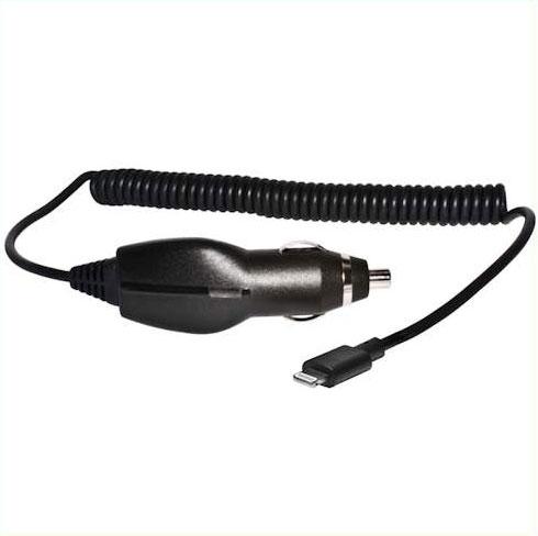 Produktbild fontastic MFI car charger für Apple iPhone lightning mit 1.0A schwarz