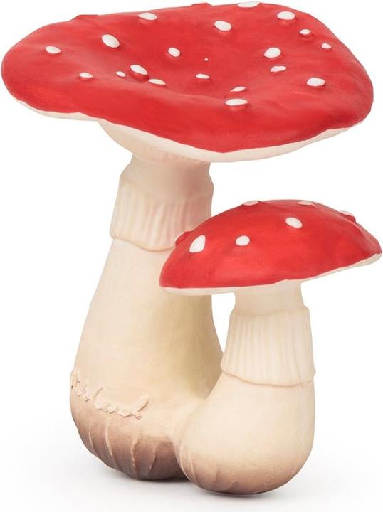 Actual product image Oli and Carol Oli&Carol Spot the Mushroom Teether Bite Ring