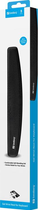 Actual product image Sandberg Gel wrist rest for keyboards
