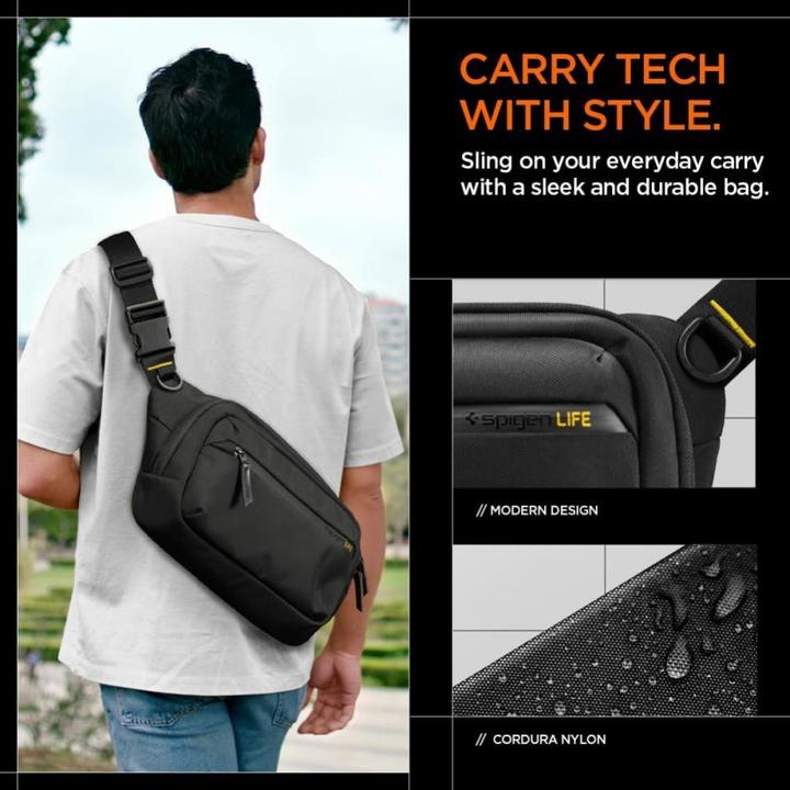 Image du produit Spigen KD410 Sac à bandoulière Klasden - Noir