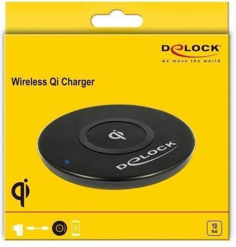 Produktbild Delock Qi Fast Charger schwarz (10 W)