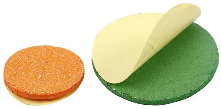 Image du produit Creativ Company Pièces en caoutchouc mousse pour le poinçonnage des cercles 1000 pièces
