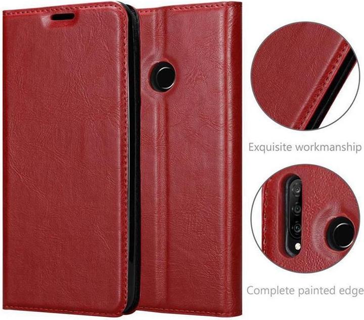 Actual product image Cadorabo Book Invisible Magnet Cover (Huawei P30 Lite)