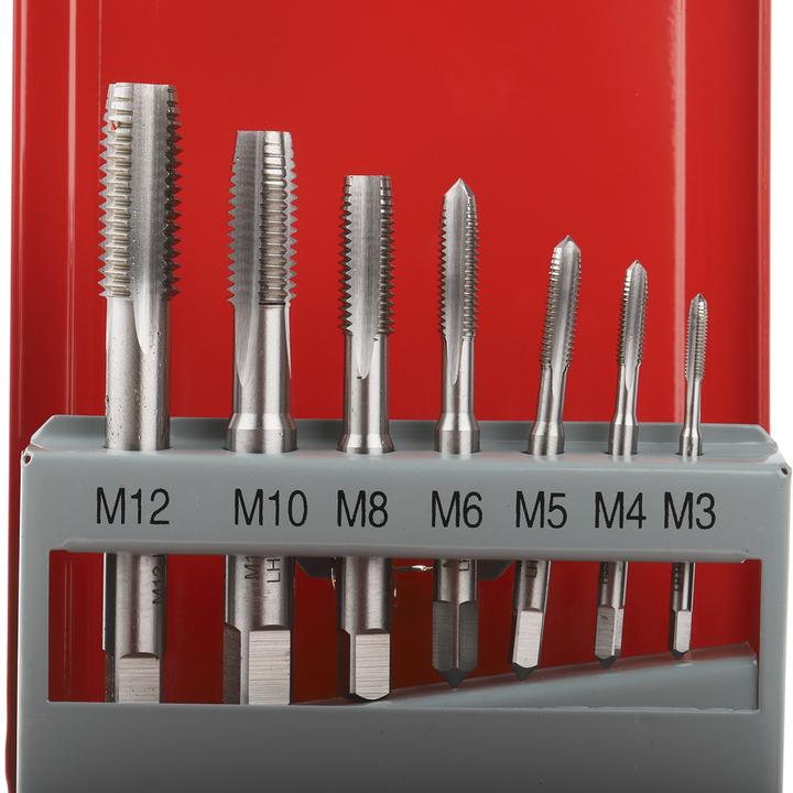 Actual product image Rs Pro HSS left hand thread tap set,M3-M12