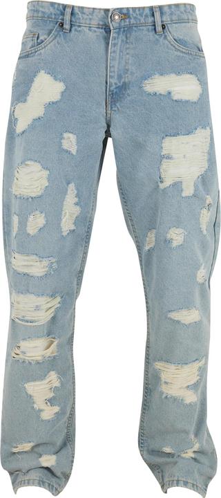 Urban Classics Heavy Ounce Straight Fit Heavy Destroyed Jeans - 167177