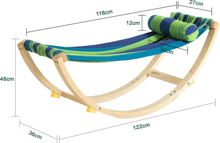 Produktbild SoBuy Kinderhängematte schaukel