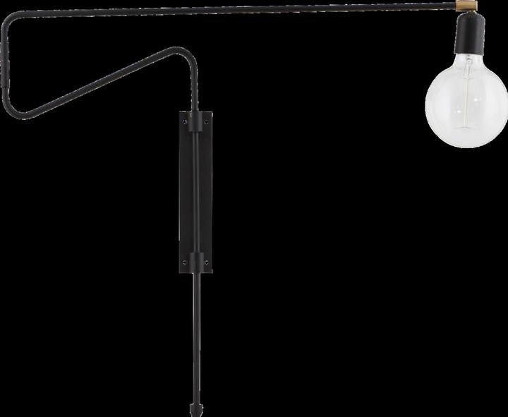 Actual product image House Doctor Wall Lamp, Swing, Black (E14)