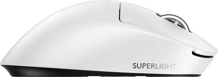 Productafbeelding Logitech PRO X SUPERLIGHT 2 DEX-WIT-EER2-933 (Draadloze, Bedraad)