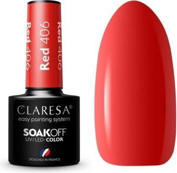 Actual product image Claresa 406 Red UV Nail Polish 5ml