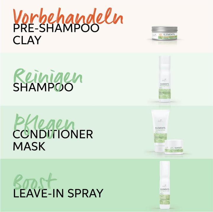 Produktbild Wella Elements - Purifying Pre-shampoo Clay (70 ml, Flüssiges Shampoo)