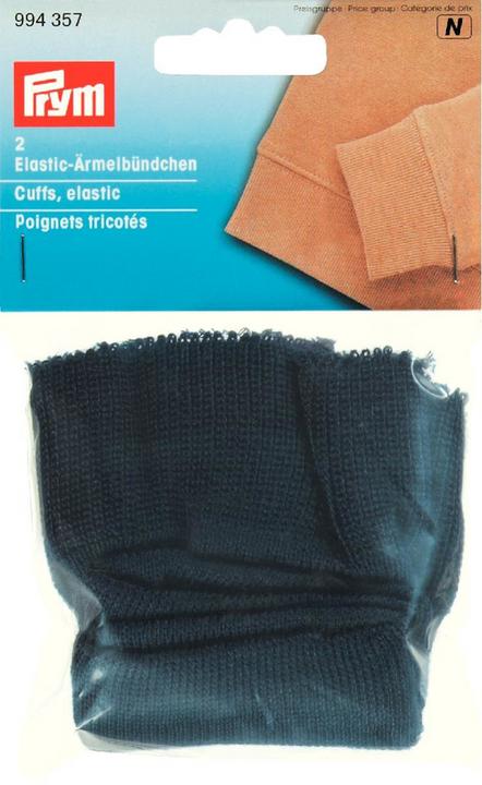 Immagine prodotto Prym Polsini elastici, navy 9 cm, tessera 2 pezzi.