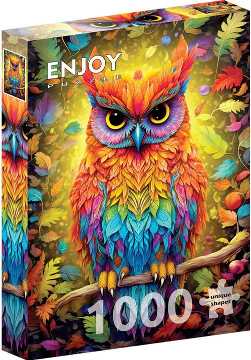 Actual product image Enjoy Puzzle Puzzle 1000 pieces - Autumnal Owl (1000 pieces)