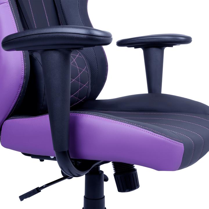 Actual product image Cooler Master Master CMI-GCE1-PR CMI-GCE1-PR gaming chair, Purple, black