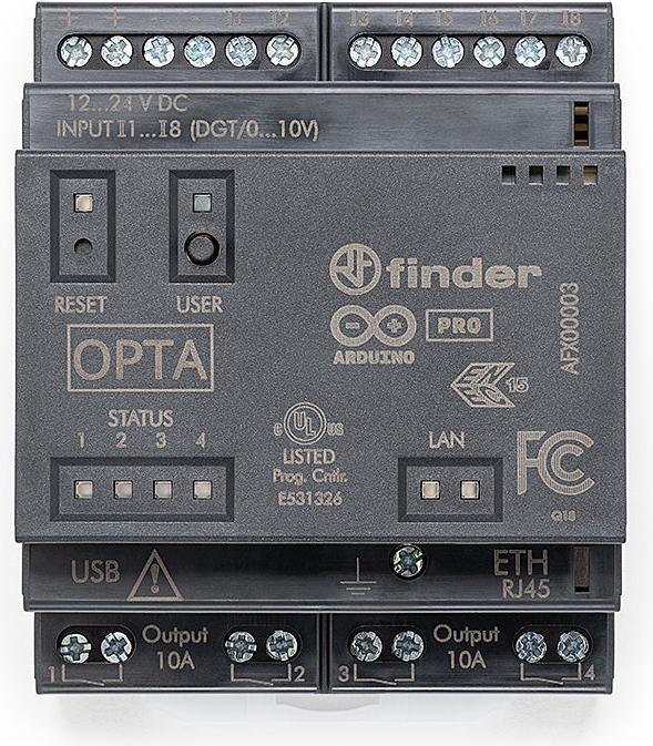 Immagine prodotto Arduino Opta Lite AFX00003 Modulo di comunicazione PLC 12 V/DC, 24 V/DC