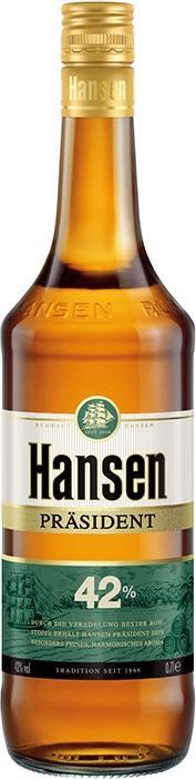 Produktbild Rum Hansen PRÄSIDENT 42% Vol. 0,7l