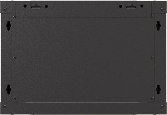 Actual product image Lanberg 19 6HE 540x350 schwarz Wandmontage Rackschrank mit Glastür (Flat Pack) (10.86 RU, 19 inch rack)