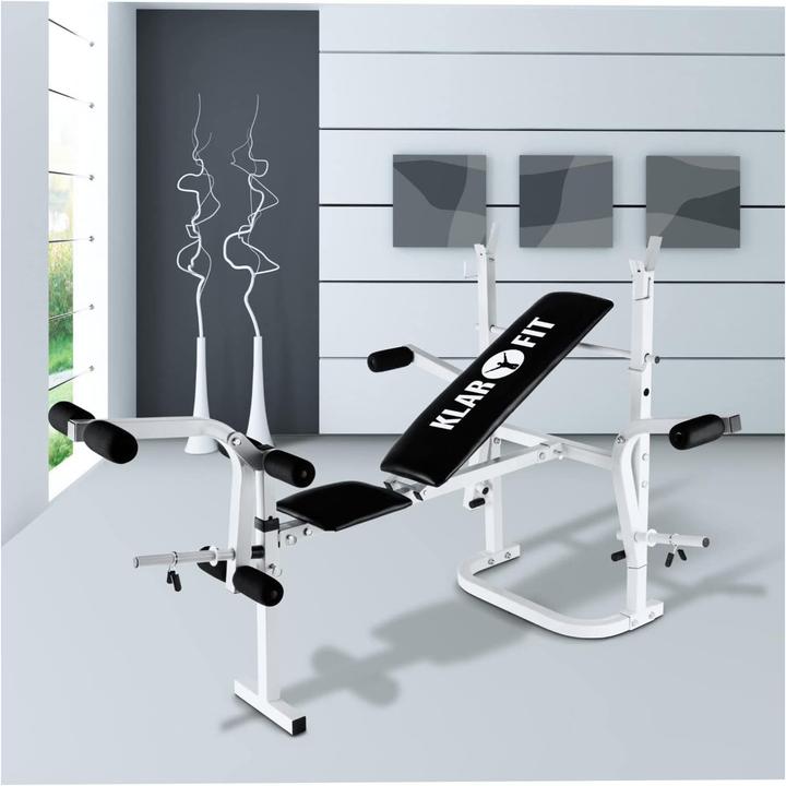 Actual product image Klarfit Workout Hero Weight Bench, Snow White