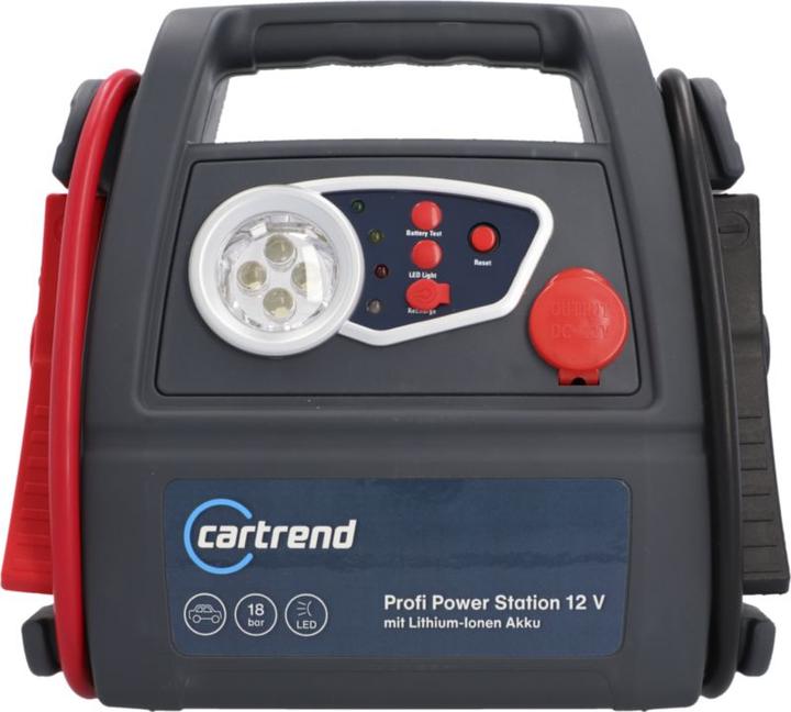 Actual product image Cartrend Profi Power Station with compressor (600 A, 2600 mAh)