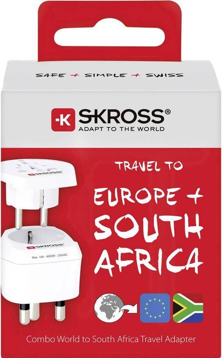 Actual product image Skross Combo World to South Africa