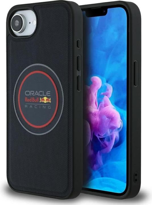 Red Bull Case Meshed Logo and Red Ring MagSafe for iPhone 16e navy blue (Apple iPhone 16e)