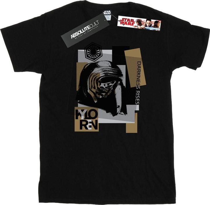 Actual product image Star Wars Mens The Last Jedi Kylo Ren Patchwork T-Shirt (XL)