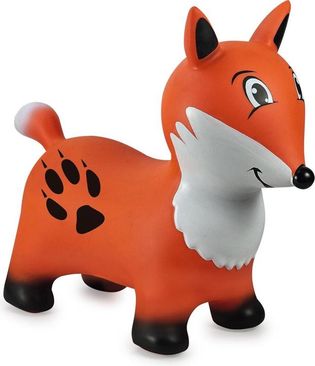 Orange Hüpftier Fuchs mit Pumpe