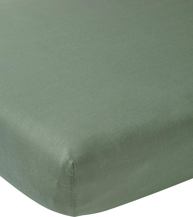 Immagine prodotto Meyco Home jersey lenzuolo matrimoniale 120x200 verde bosco