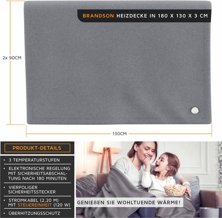 Actual product image Brandson Warm blanket (180 x 130 cm)